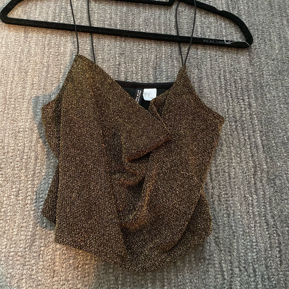 H&M Gold Top